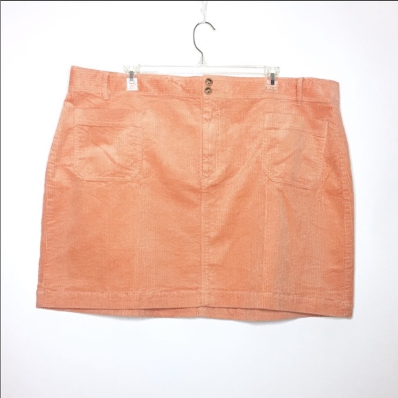 Madewell Corduroy A-line Mini Skirt Tinted Blush - Picture 4 of 8